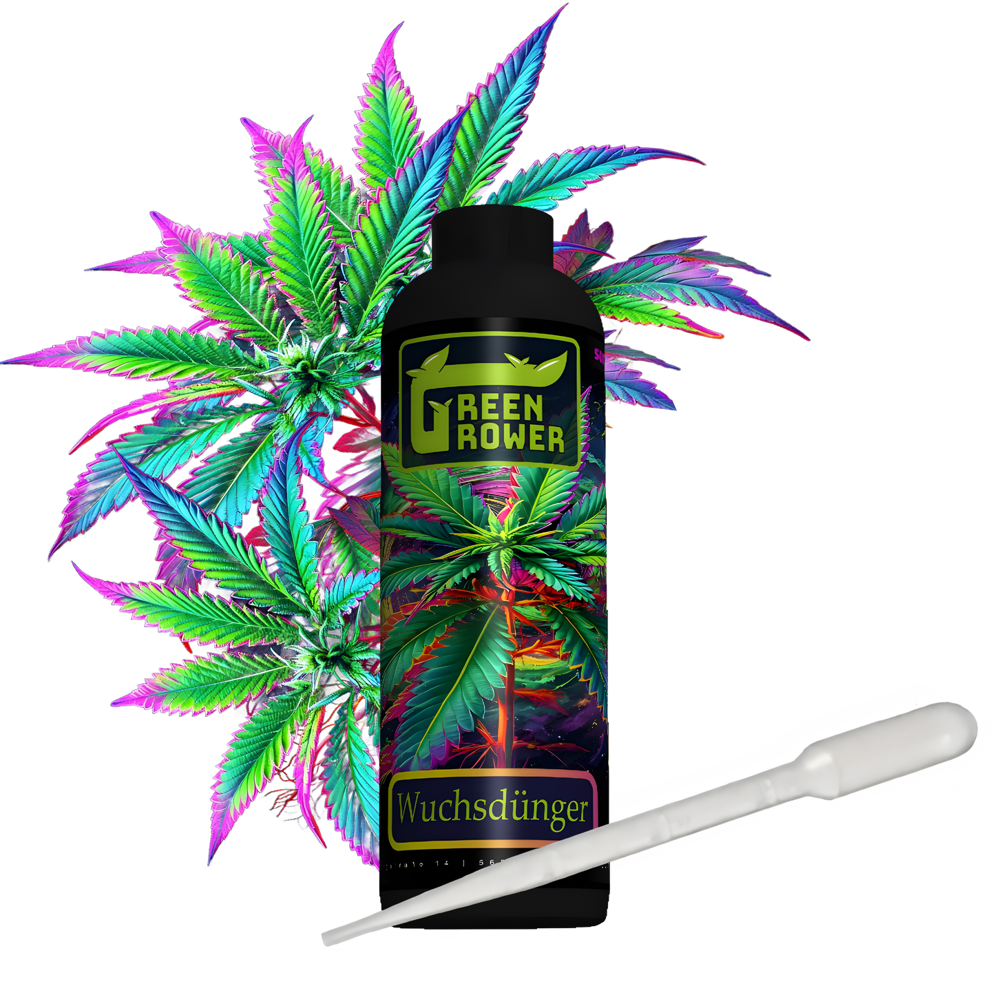 Wuchsdünger für Grower –– Green Grower 0.5L - 10L | Kräftiges Pflanzenwachstum
