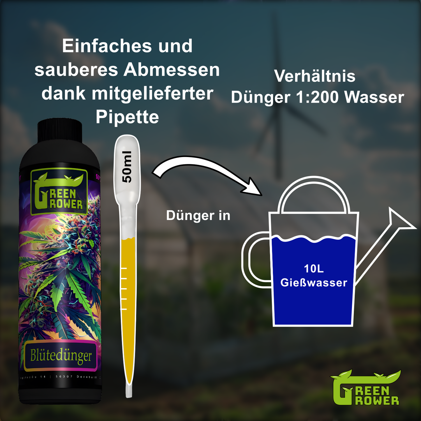 Green Grower® Wuchsdünger - schnellwirkend 0,5L