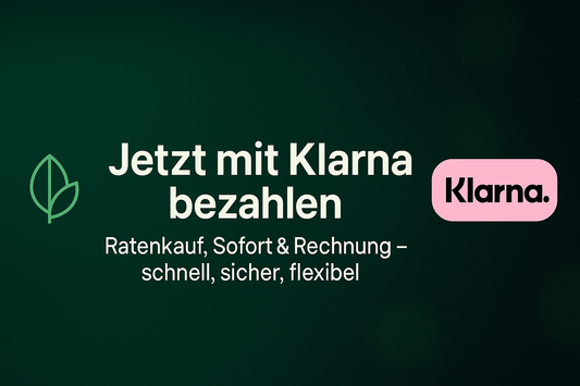 Green Grower jetzt mit Klarna