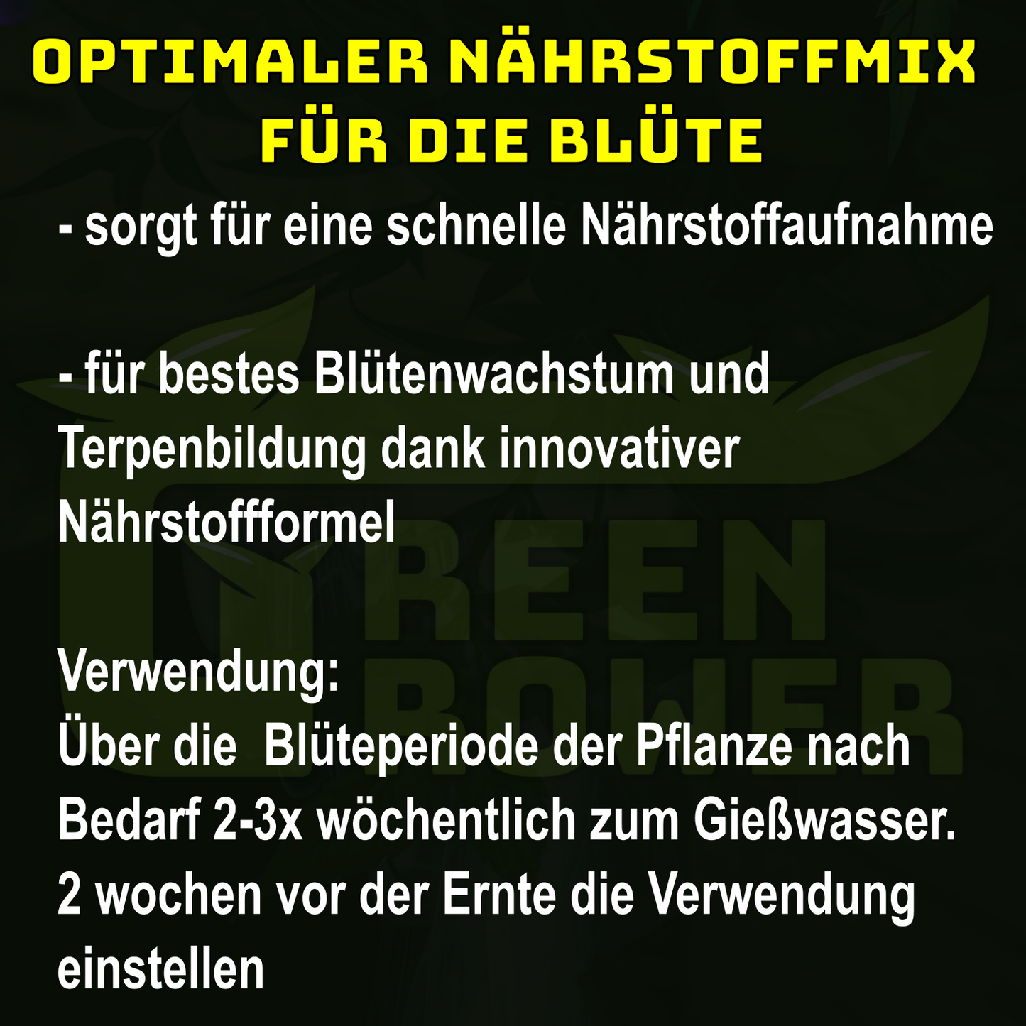 Green Grower® Blütedünger - schnellwirkend 0,5L