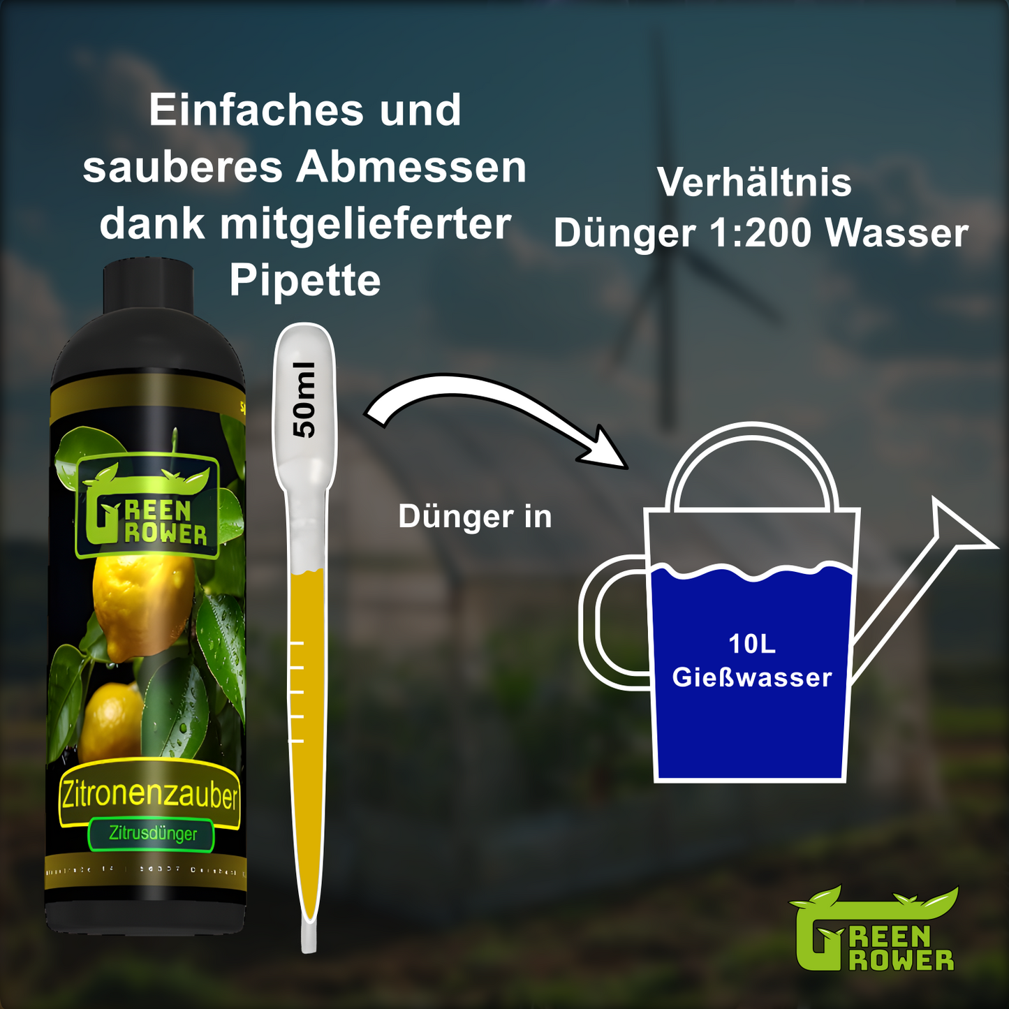 Green Grower® Zitronenzauber - schnellwirkend 0,5L