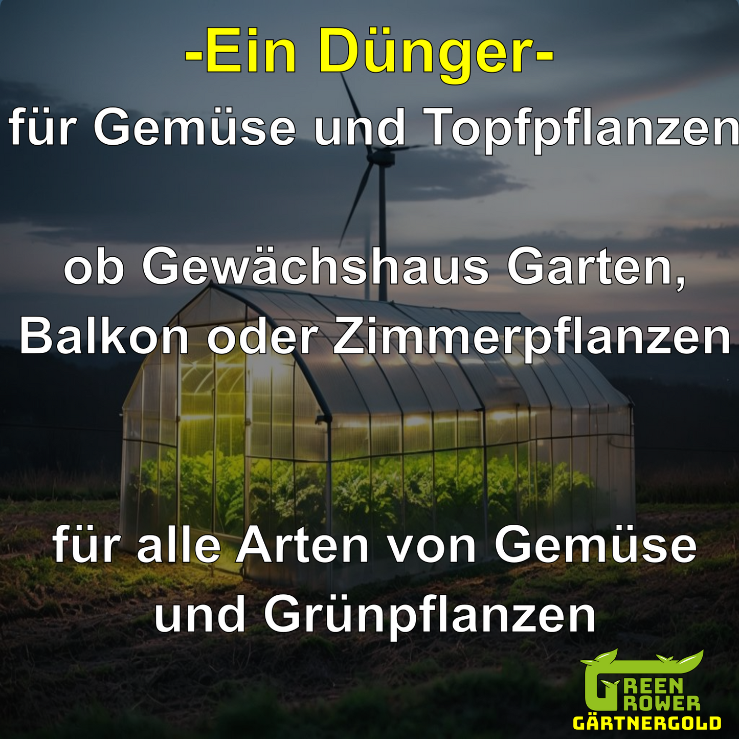 Green Grower® Gärtnergold Gemüsedünger - schnellwirkend 1L