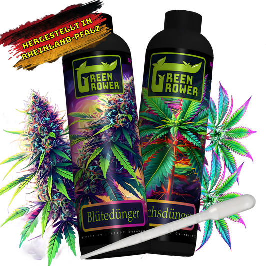 Green Grower® Cannabis First Grow bundle, für maximal harzige Blütenmasse XXL